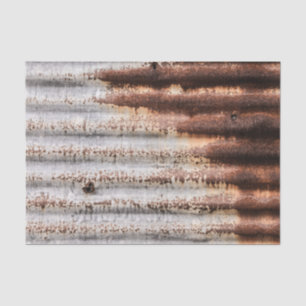 Vintage Rusty Metal Tissue Paper