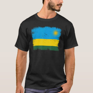 Vintage Rwanda Flag Rwandan Independence Day T-Shirt