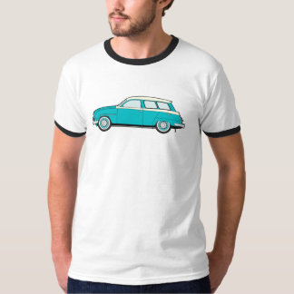 vintage saab 95 wagon with stripe T-Shirt