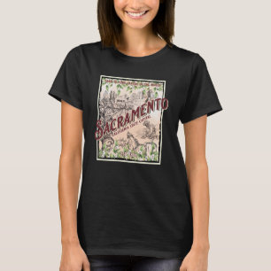 Vintage Sacramento California State Capital Travel T-Shirt