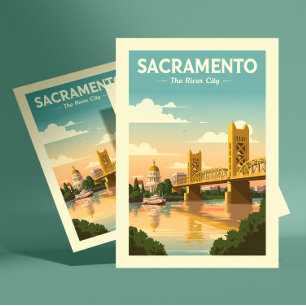 Vintage Sacramento Postcard