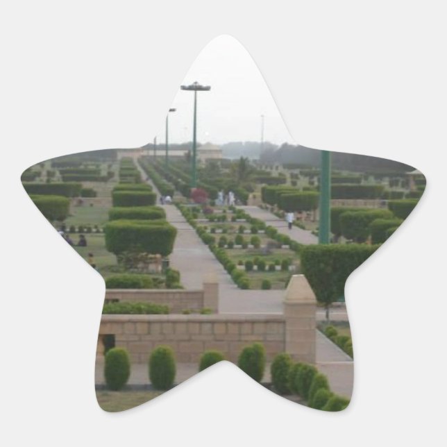 Vintage Safari Hakuna Matata Park.jpg Star Sticker (Front)