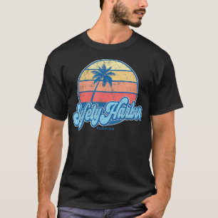 Vintage Safety Harbour Florida FL 70s Retro Surfe T-Shirt