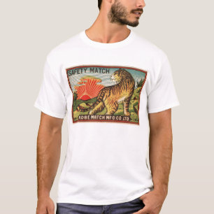 Vintage Safety Match Label - Tiger T-Shirt