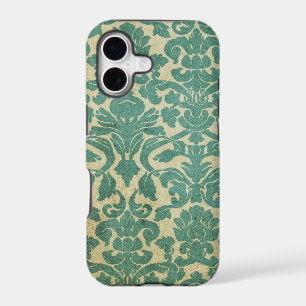 Vintage Sage Green Damask