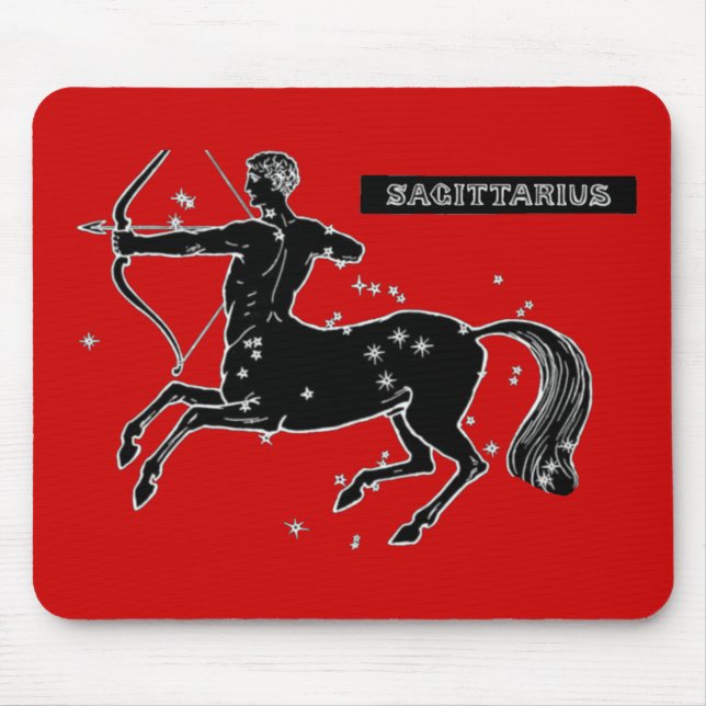 Vintage Sagittarius Mouse Pad (Front)