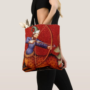 Vintage Sagittarius Tote Bag