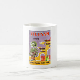 Vintage Saigon Vietnam Travel Coffee Mug