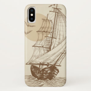 Vintage sailboat Case-Mate iPhone case