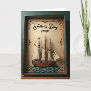 Vintage Sailing Fathers Day Card