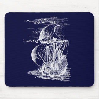 Vintage Sailing Ship Mouse Pad