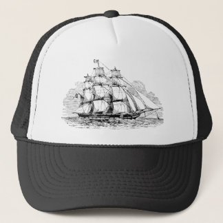 Vintage Sailing Ship Trucker Hat