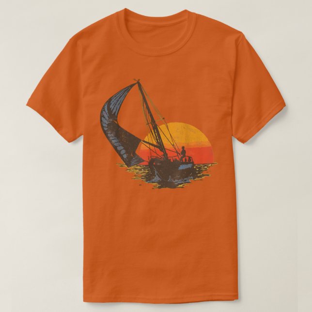 Vintage Sailing T-Shirt (Design Front)