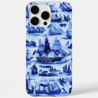 VINTAGE SAILING VESSELS AND SHIPS,Navy Blue