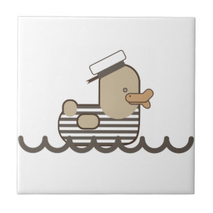 Vintage Sailor Duck Tile
