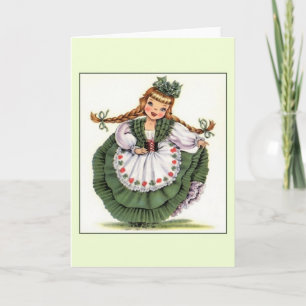 Vintage Saint Patrick's Day Note Card