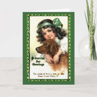Vintage Saint Patrick's Day Notecard