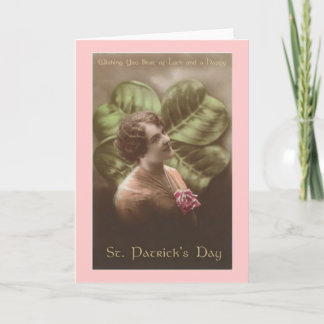 Vintage Saint Patrick's Day Notecard