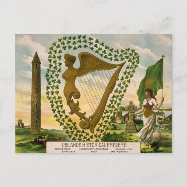 Vintage : Saint Patrick's day - Postcard (Front)