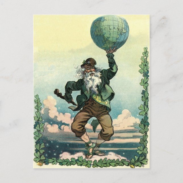 Vintage : Saint Patrick's day - Postcard (Front)