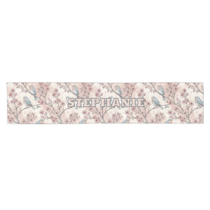 Vintage Sakura Cherry Blossom & Bird Aesthetic 5 Short Table Runner