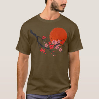 Vintage Sakura Cherry Blossom Tree Japanese Cultur T-Shirt