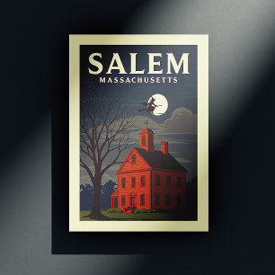 Vintage Salem Massachusetts Postcard