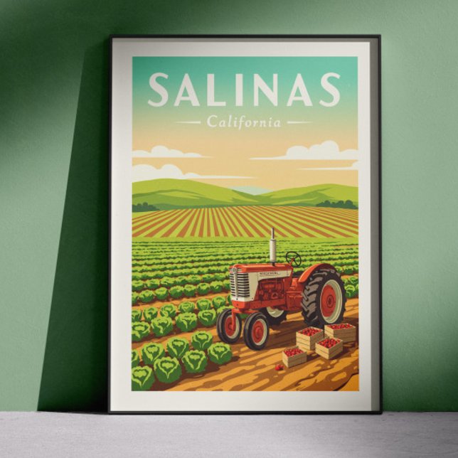 Vintage Salinas California Poster (Creator Uploaded)