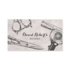 Vintage Salon Scissor & Hair Dryer Hair Stylist