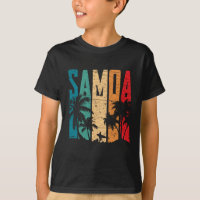 Vintage Samoa Beach Sunset Samoan
