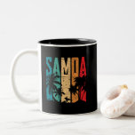 Vintage Samoa Beach Sunset Samoan Two-Tone Coffee Mug<br><div class="desc">Vintage Samoa Beach Sunset Samoan</div>