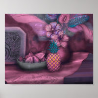 Vintage Samoan - Hawaiian Still Life Fine Art