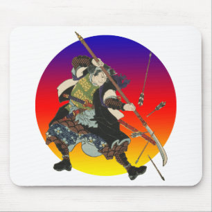Vintage Samurai Mouse Pad