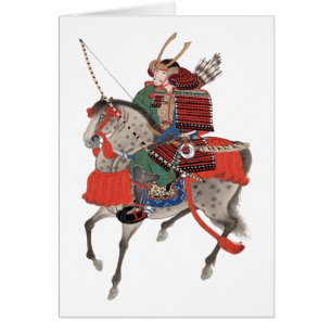 Vintage Samurai on Horseback, c. 1878