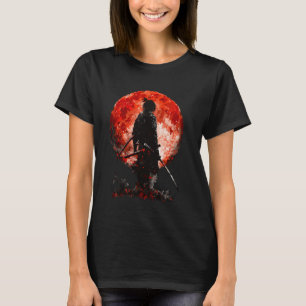 Vintage Samurai Warrior Retro Japanese Bushido Fig T-Shirt