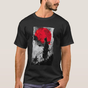 Vintage Samurai Warrior Retro Japanese Bushido Fig T-Shirt