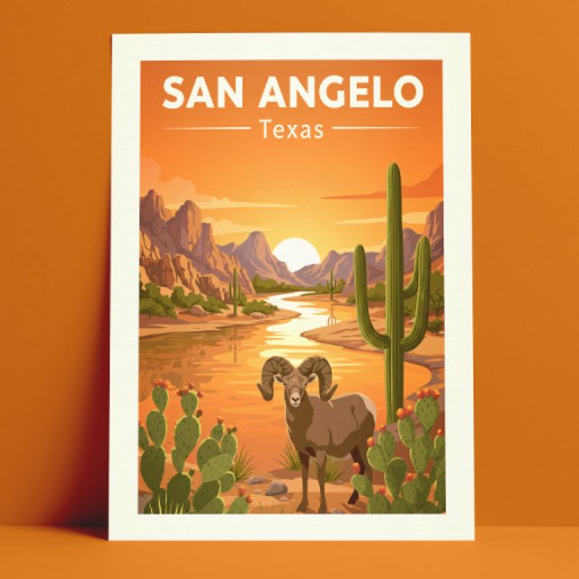 Vintage San Angelo Texas Postcard (Creator Uploaded)