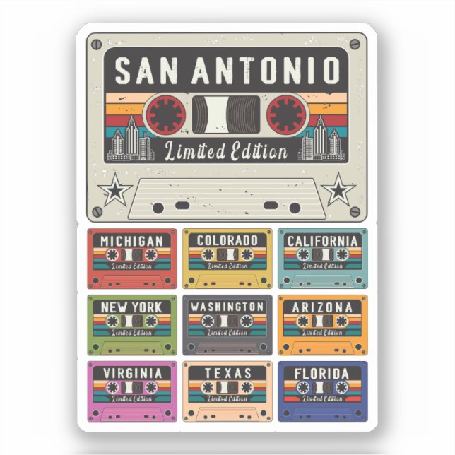 Vintage San Antonio City travel (Front)