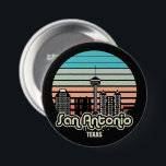 Vintage San Antonio Texas 7.5 Cm Round Badge<br><div class="desc">Vintage San Antonio Texas</div>