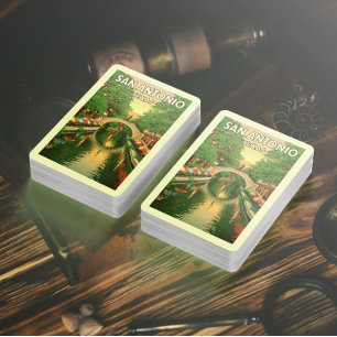 Vintage San Antonio Texas Playing Cards