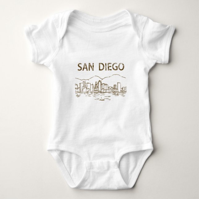 Vintage San Diego Baby Bodysuit (Front)