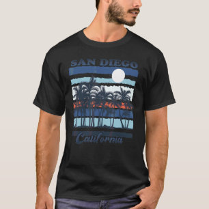 Vintage San Diego California Beach Souvenirs Trave T-Shirt