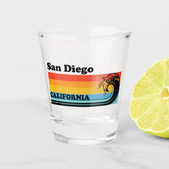 Vintage San Diego California Shot Glass (Front)