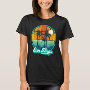 Vintage San Diego California Summer Vacation Beach T-Shirt