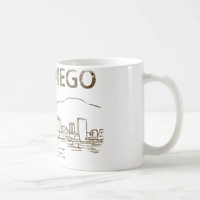 Vintage San Diego Coffee Mug (Right)