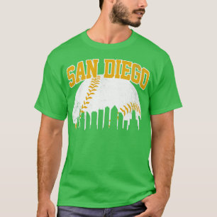 Vintage San Diego Skyline City Gameday Retro Vinta T-Shirt