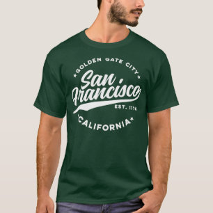 Vintage San Francisco California Golden Gate City  T-Shirt