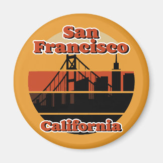 Vintage San Francisco California Magnet