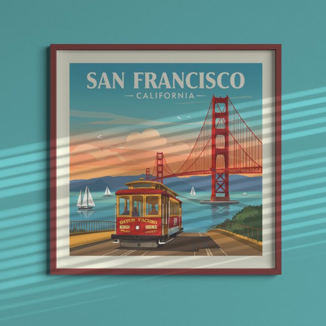 Vintage San Francisco California Poster (Creator Uploaded)