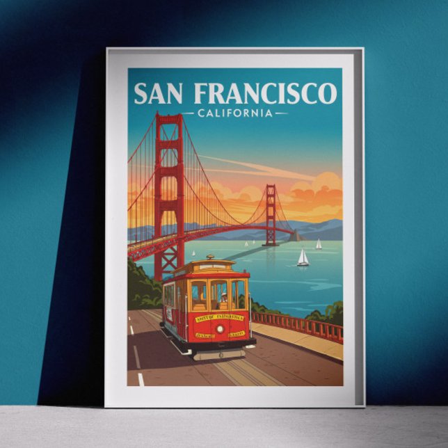 Vintage San Francisco California Poster (Creator Uploaded)